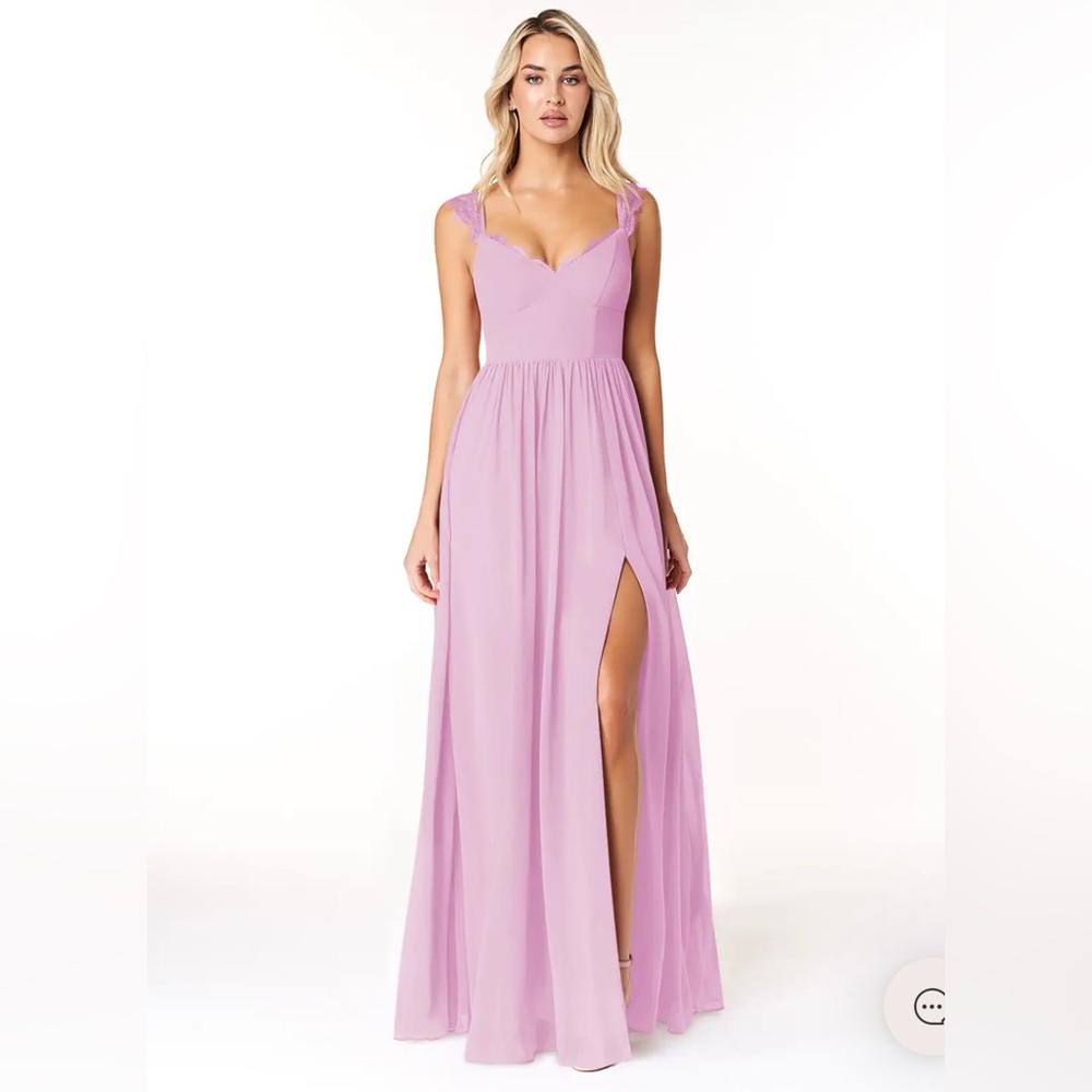 Azazie Cleobella Bridesmaids Dress in Candy Pink - size A12